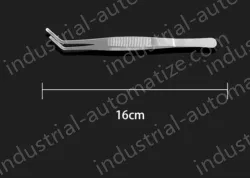 Stainless steel tweezers Curved round head (thick) 16cm