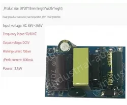 AC-DC buck module: 220V to 5V 700MA isolating switching power supply module