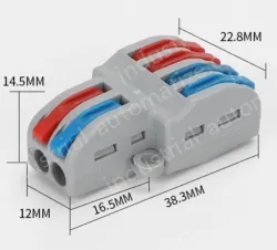 Quick terminal blocks-SPL-42 two in and four out