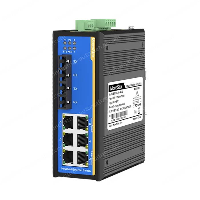 8 Ports 10/100M Din-Rail Managed Industrial Ethernet Switch