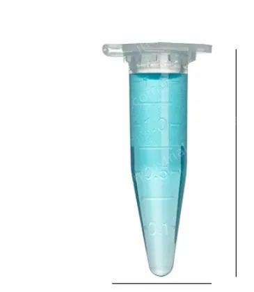 500 1.5 ml centrifuge tubes (culet bottom with lid and tooth).