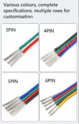 LED light connecting cable 26AWG*10 and (7/0.12TS)