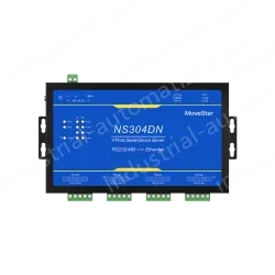 4 Ports RS232/485 Serial to 100M Ethernet Server