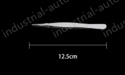 Stainless steel tweezers Straight tip (thick) 12.5cm