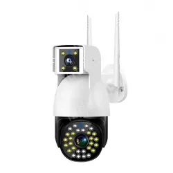4MP-Outdoor HD Double light night vision dual lens camera