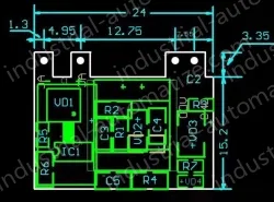 Small, safe isolated, regulated power supply switching power supply module 5V 450MA