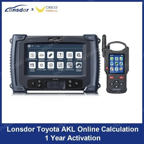 Lonsdor Toyota AKL Online Calculation 1 Year Activation for K518ISE K518S & KH100+ Support Latest Toyota & Lexus All Key Lost and Add Key