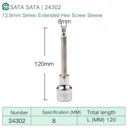 Dafei 8mm with a total length of 120mm-24302