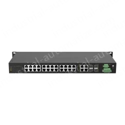 4 Ports Gigabit Combo + 24 Ports 10/100M T(x) Rack-mount Unmanaged Industrial Ethernet Switch