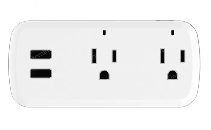 Smart socket LSPA11 one to two dual USB US standard