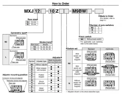 Air Slide Table MXJ Series MXJ16-10ZN