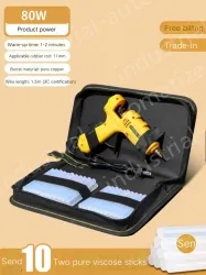 80W Extreme Glue Gun + 10 Glue Sticks + Storage Bag