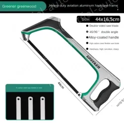 Heavy Duty Aviation Aluminum Hacksaw 3 Second Replacement Saw Blade Contains 4 Carbon Hacksaw Blades