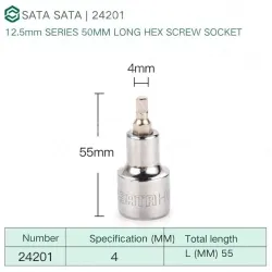 Dafei 4mm with a total length of 55mm-24201