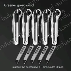 5 high-quality five consecutive shots + 5 alloy blades + 50 SK5 blades