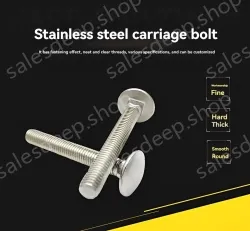 Big head carriage bolt M6*120