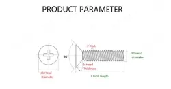 Electronic screws M1.4*3
