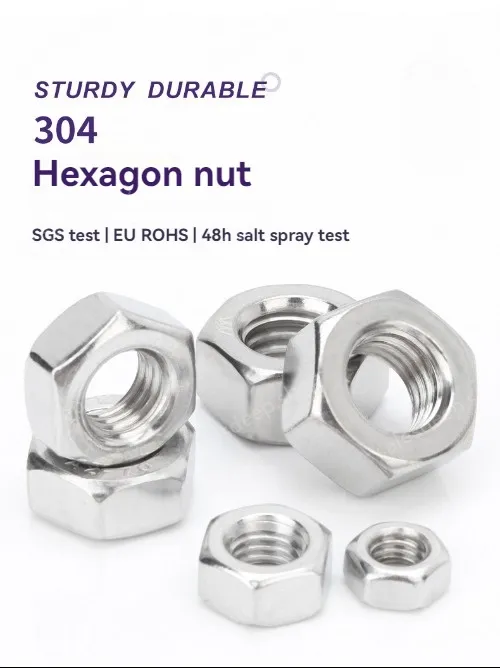 External hexagon nut 201 stainless steel-M24