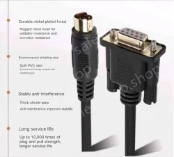 5m boxed with anti-jamming magnetic ring Mitsubishi handheld programmer and FX PLC cable