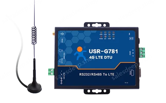 An industrial router with serial port