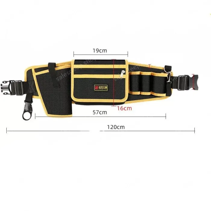 Hand drill bag + waist bag + mineral water hook