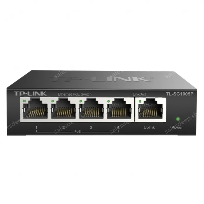 5 port Full Gigabit Ethernet PoE switch